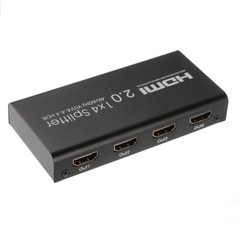 UHD 4K 60Hz HDMI 2.0 Repeater Amplifier Splitter Box Hub HDR 1080P 1×4 1In 4Out