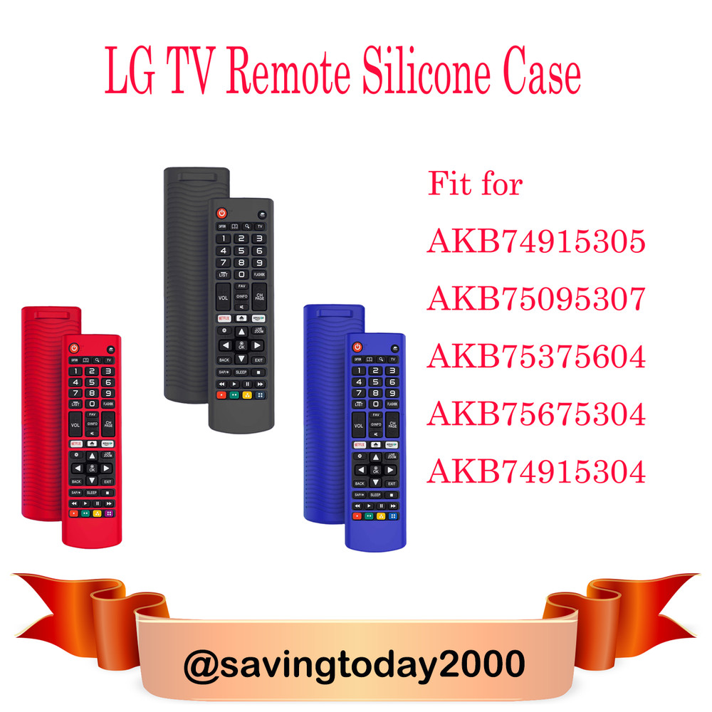 Silicone Case Cover for LG TV Remote Control AKB75375604 AKB75675304