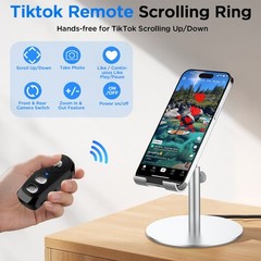 TikTok Scrolling Ring Camera Remote Control Wireless Bluetooth IOS Android Phone