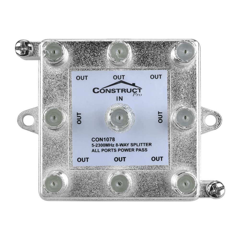 Vertical 8-Way 5-2300MHz Coax Splitter
