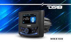 DS18 Marine 3″ Gauge Hole Head Unit Color Screen Bluetooth AUX USB Stereo MRX150