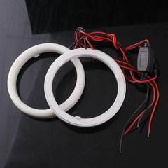 E-Bright 70MM Halo Rings Car Angel Eyes Led halo rings Lamp Housing 70MMWhite