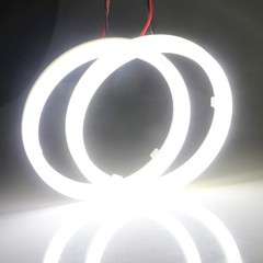 E-Bright 70MM Halo Rings Car Angel Eyes Led halo rings Lamp Housing 70MMWhite