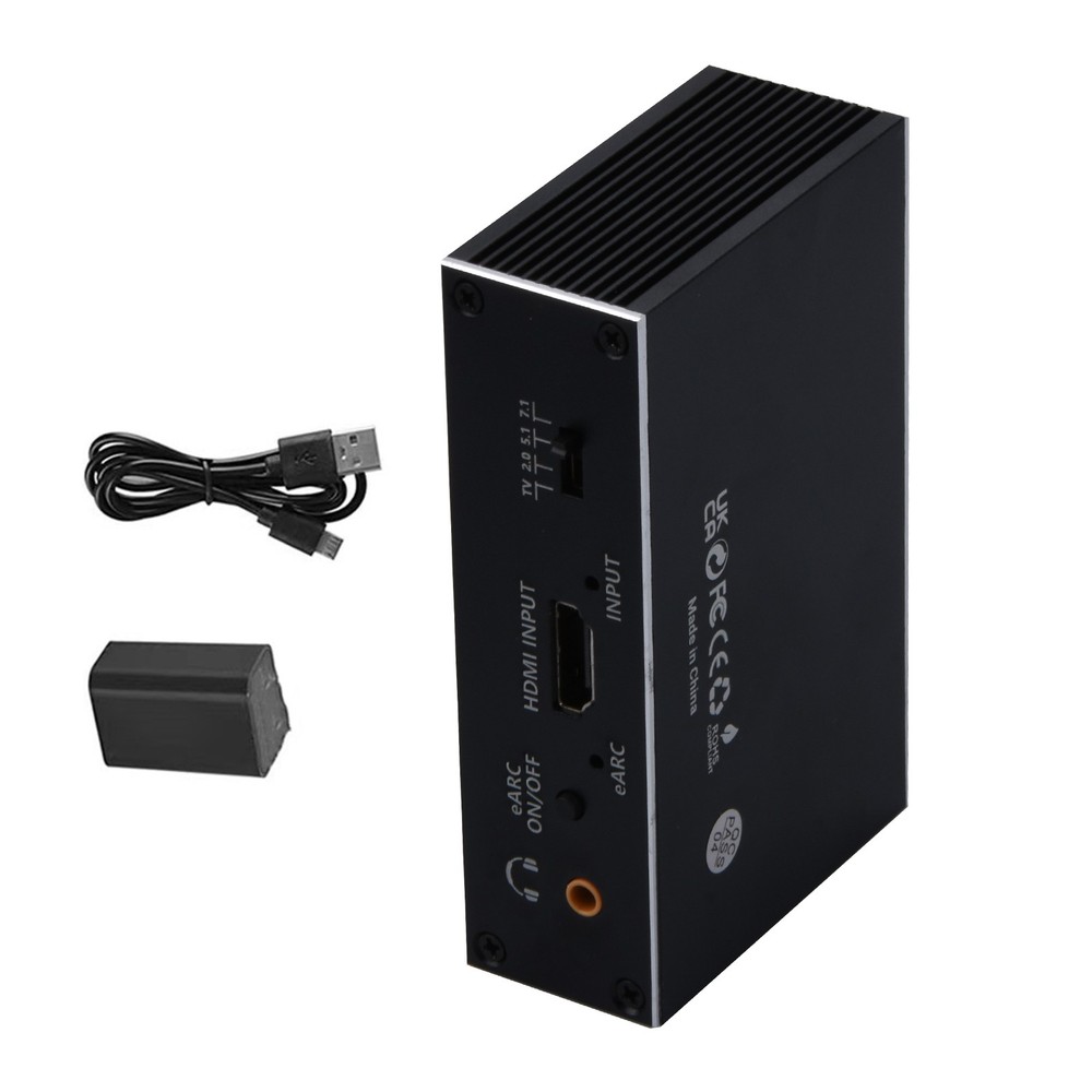 New 4K 1 In 1 Out HDMI Audio Extractor Splitter Converter DMI EARC Extractor