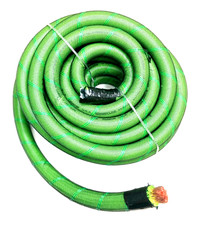 0 Gauge 20ft GREEN SNAKE SKIN OFC Wire Strands Copper Marine Cable 1/0 AWG