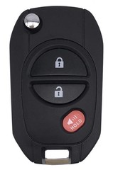Flip Key Fob Shell Case for Toyota Sienna Highlander Tacoma GQ43VT20T Keyless…