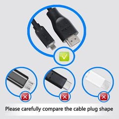 OEM 4K HDMI to Micro HDMI/HDMI Micro to HDMI Cable 1.5M compatible with Samsung