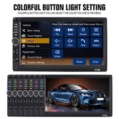 7″ Double Din Touch Screen Apple Carplay Android Auto Car Stereo Radio Bluetooth