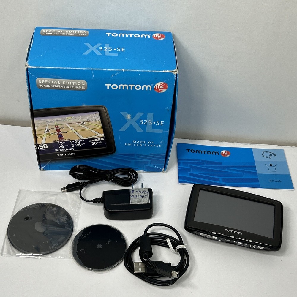 TomTom XL 325 SE GPS USA Special Edition Spoken Street Name Incomplete READ