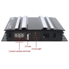 3800W Car Amplifier Bass Amplifier 12V Subwoofer 2 Channel Power Amplifier New