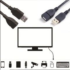 USB 2.0 Type A Male to Female Extension Signal Booster Cable 15FT 25FT 30 FT