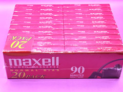 MAXELL UR 90 INDONESIA 20PACK Blank Audio Cassette Tape (Sealed) New!