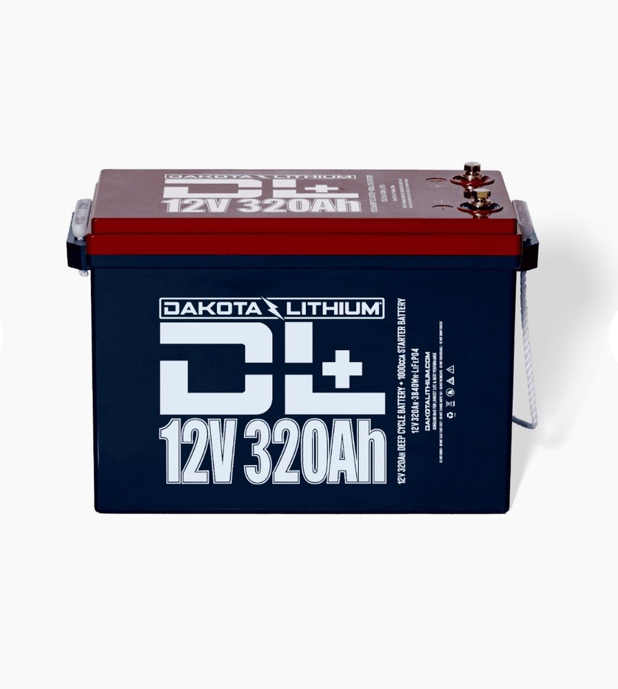 NEW Dakota Lithium DL+ 12V 320Ah LiFePO4 Battery – 1000 CCA, 11 Yr Warranty