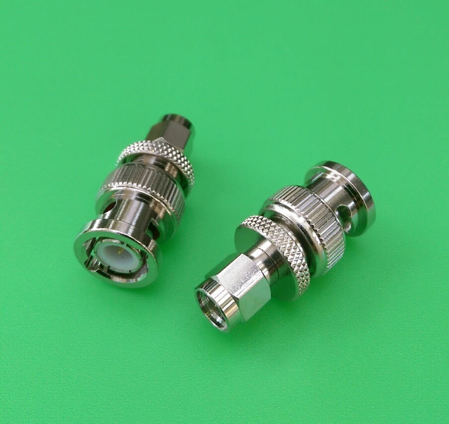 (2 PCS) SMA Male to BNC Male Adapter – USA Seller
