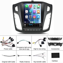 For Ford Focus 2012-2018 Apple Carplay Car Stereo Radio GPS Android 15 4+64GB