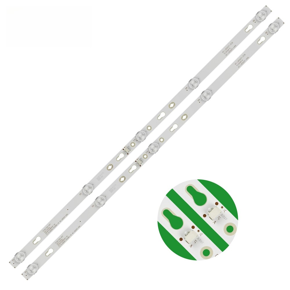LED Strip(2) For TCL 32S323 32S325LABA 32S325 32S6500S 32S5300 32S6800S W32-D12B