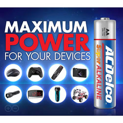 Super Alkaline AA Battery (24-Pack)