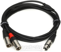 Universal Audio 5-pin to Dual 3-pin XLR Cable – 3 Meters