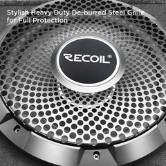 Recoil SG-65 Single, 6.5-Inch High Excursion Black Steel Mesh Grille
