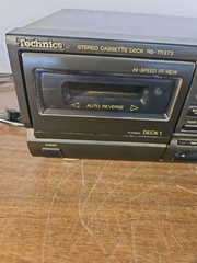 Technics RS-TR373 Double Stereo Cassette Deck HX PRO Needs Heads Cleaned Works