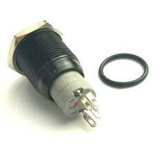EnginR LED Momentary Stainless Steel Push Button Panel Mount Power Switch LOT