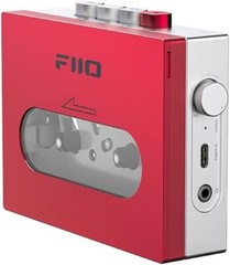 FiiO CP13 Portable Cassette Tape Player w/3.5mm Earphone Jack (Red/Silver)