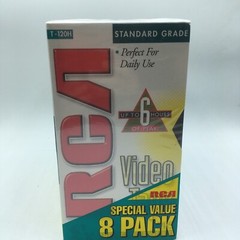 RCA T-120 VHS Up To 6 Hours Hi-Fi Stereo Video Set Of 8
