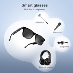 Smart Glasses Wireless Bluetooth Music Stereo Headset Audio Speaker Handsfree