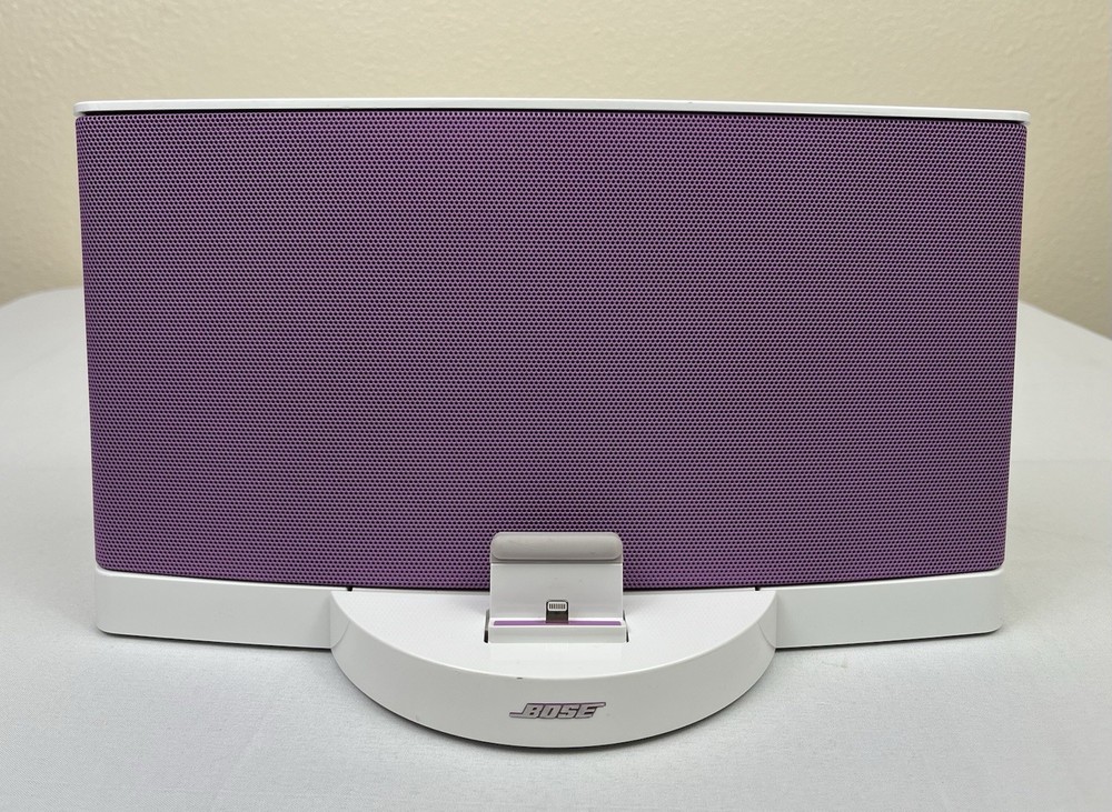 Bose SoundDock Series III Limited Edition Purple White Speaker No Power Supply