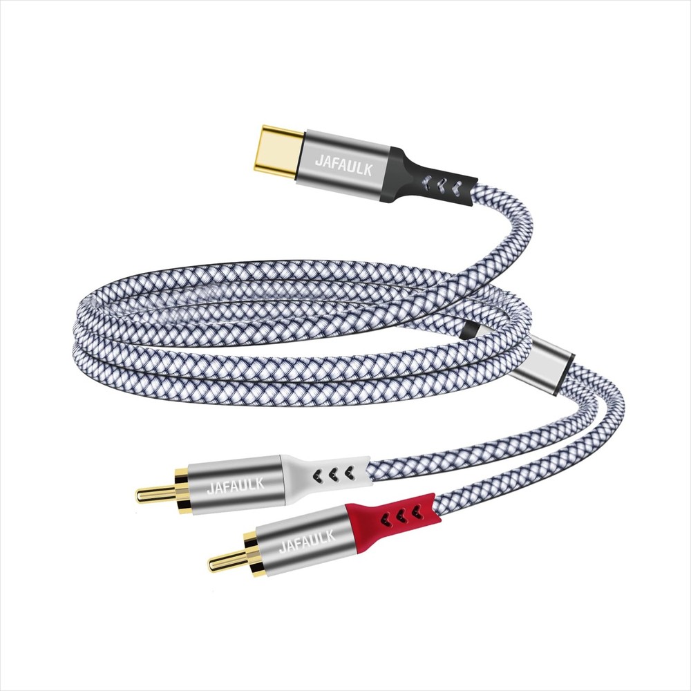 USB C to 2 RCA Audio Cable, Type C to RCA Jack Male Adapter Cord, USB C to 2 …