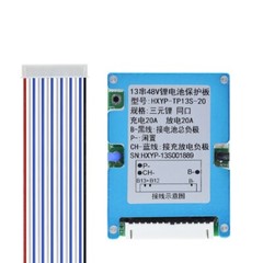 13S 48V 20A BMS Li-ion Battery Protection Board Common Port With Balance