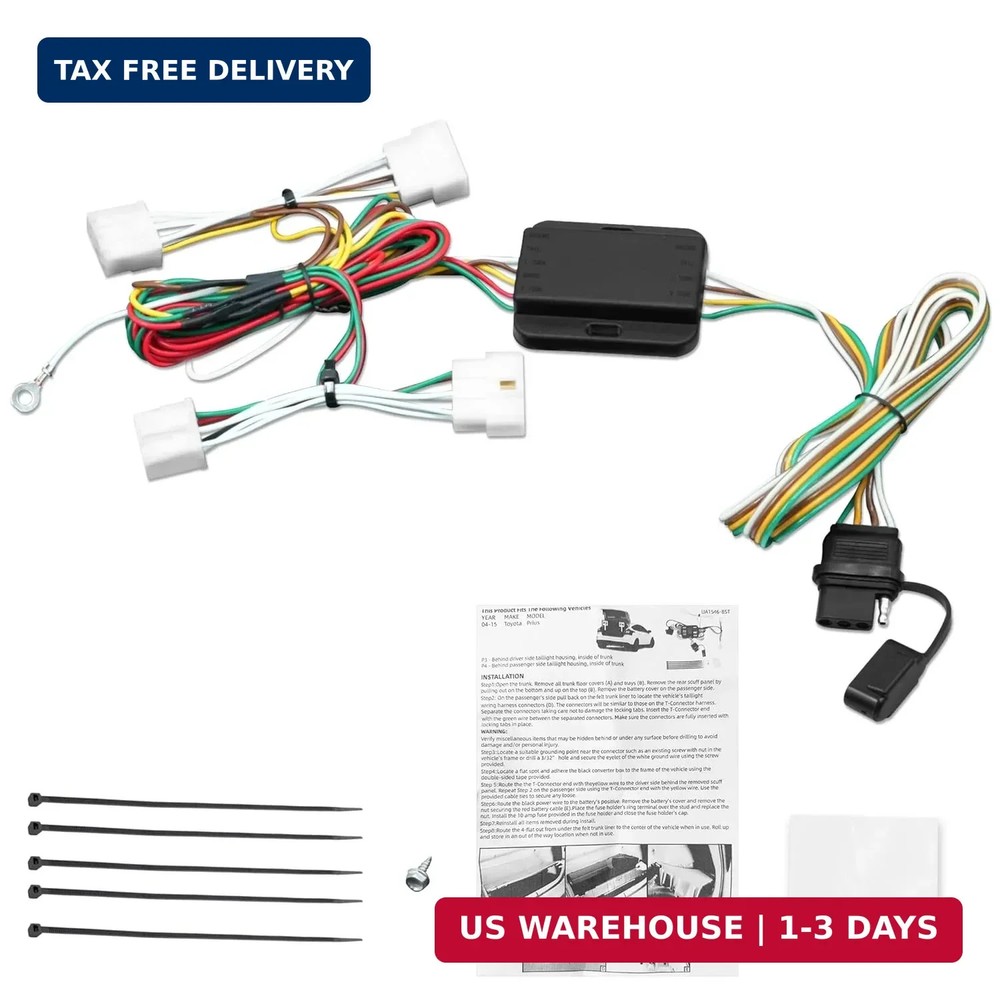 4 Pin Trailer Wiring Harness for Toyota Pickup/Tacoma/Toyota/2004 Tacoma