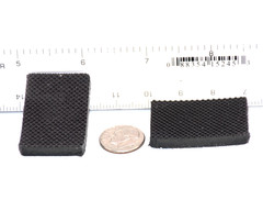 1″ x 1-1/2″ x 3/16″ Rectangular Waffle Grip Silicone 3M Non-Skid Bumper Pads