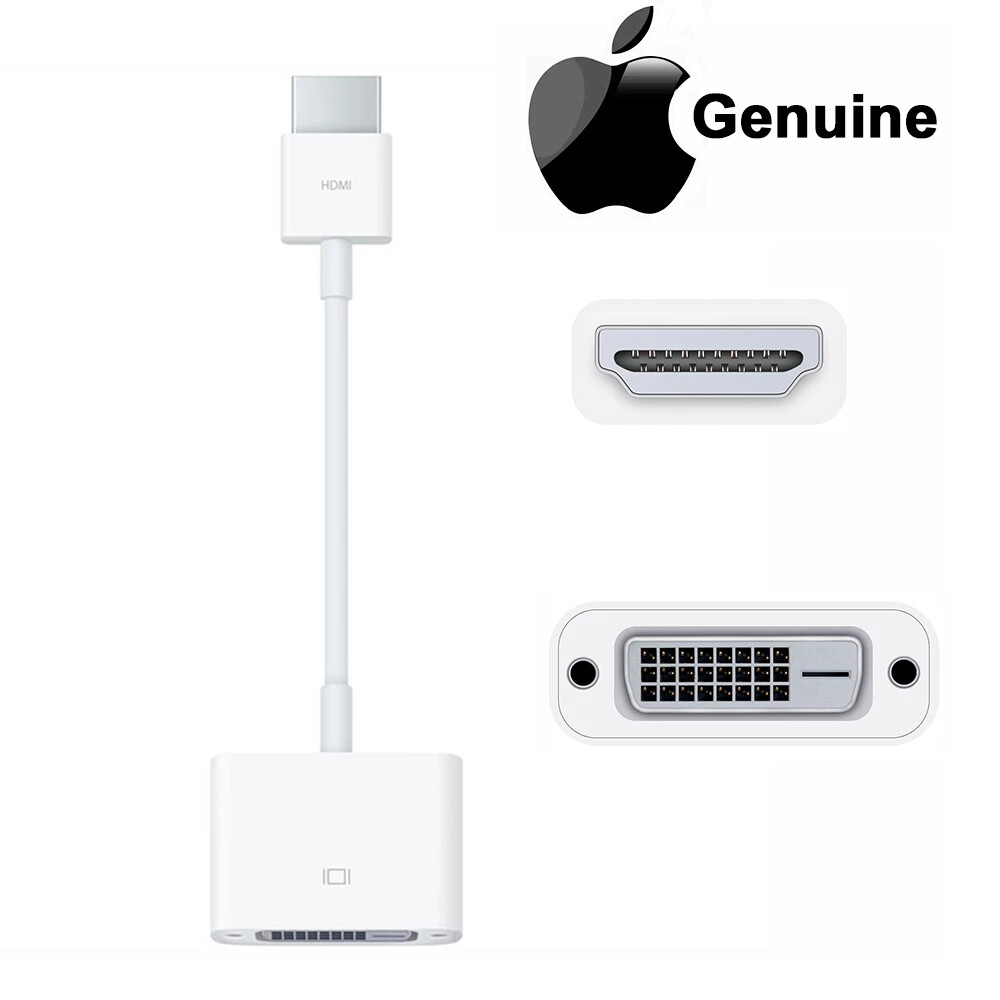 Genuine Apple HDMI to DVI Adapter Cable for MacBook Pro Mac Mini Pro PC&Laptop