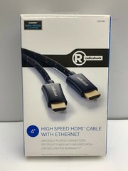 4-Foot HDMI Cable 24K Gold Plated HDMI Male to HDMI Male Optiflex Braided Mesh