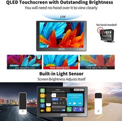 ATOTO 7″ QLED P8 PRO Wireless Apple Carplay Portable Car Stereo Android Auto Cam