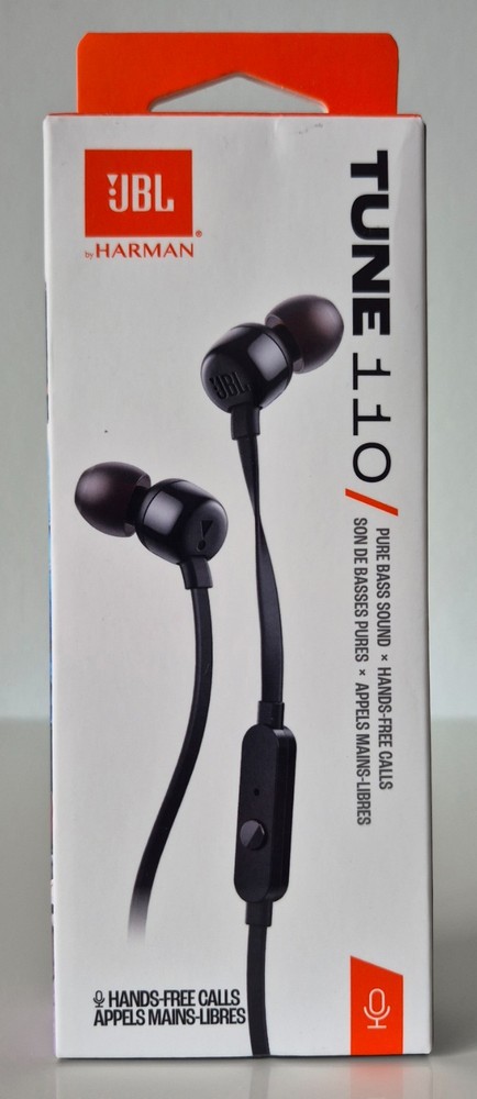JBL Tune 110 In-Ear Wired Earphones Headphones NEW