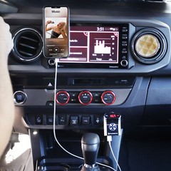 GOgroove FlexSMART X3 Compact Bluetooth FM Transmitter for Your Car or Vehicle