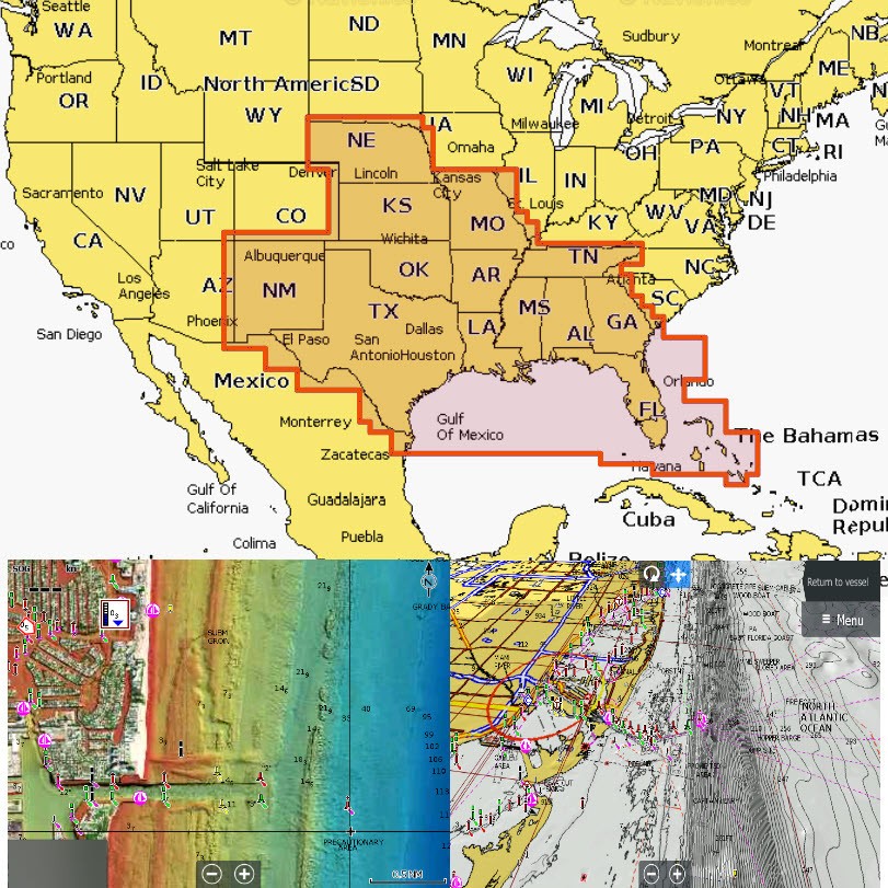2026 Navionics Platinum Plus Chart Card Map U.S. South microSD Lakes,HotMaps,Riv