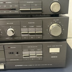 Pioneer DC-101Z Stereo Cassette Tape Deck/Amplifier & TX101ZL Tuner