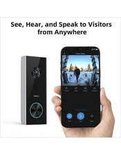 AOSU Video Doorbell Pro V8P1AX11 + WiFi Homebase Black/Space Gray Open Box