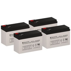 SigmasTek SP12-7.5(T2) Battery Replacement Set of 4 for CyberPower PR1000LCDRT2U
