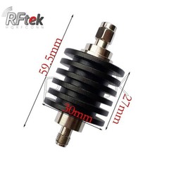 SMA 10W DC-3GHz 50Ω RF Coaxial Fixed Attenuator 1-50dB 3dB 6dB 10dB 20dB 30dB