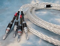 Maze Audio Braided Litz Speaker Cable Pair 10ft BI-WIRE Silver Plated Audiophile
