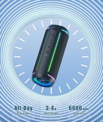 Portable 40W Bluetooth Speaker – Waterproof, 30 Hours Playtime, TWS Pairing