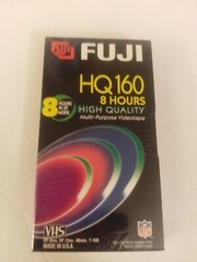 Fuji HQ T-160 Standard Grade VHS Video Tape Up To 8 Hour Recording Time New