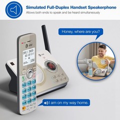 AT&T DL72119 DECT 6.0 Cordless Phone for Home with Bluetooth Connect to Cell…