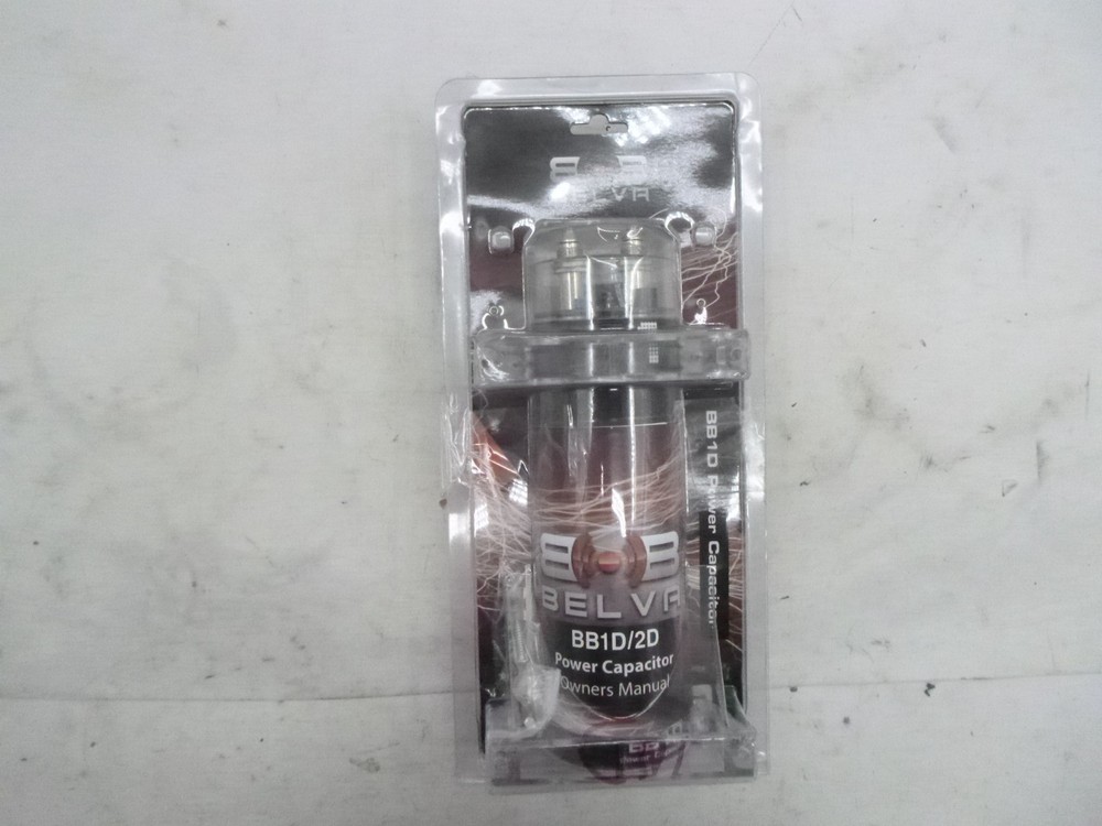 Belva 1.0 Farad Capacitor with Red Digital Voltage Display BB1D 2D