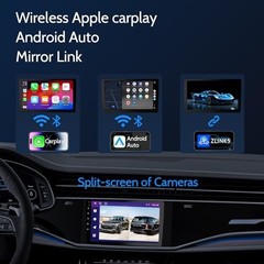 10.1 Inch Carplay Screen for Car,8 cores Radio Screen with RAM 4GB+ROM 64GB