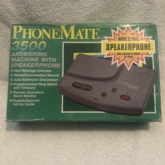 Vintage Phone Mate 3500 Answering Machine New? In Box